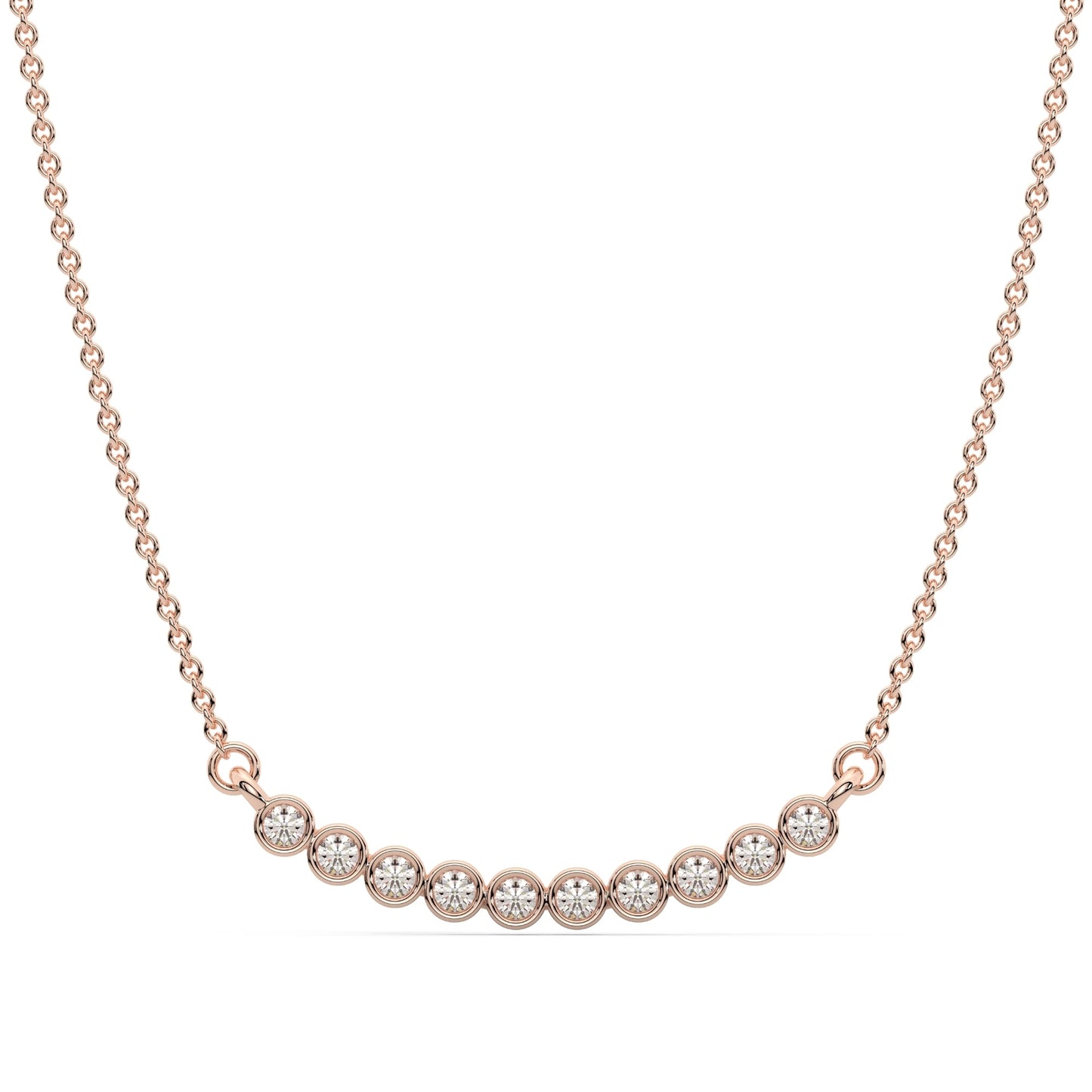 Classic 925 Sterling Silver Diamond Necklace Luxury Fashion Jewelry For Women Wedding Party Gift