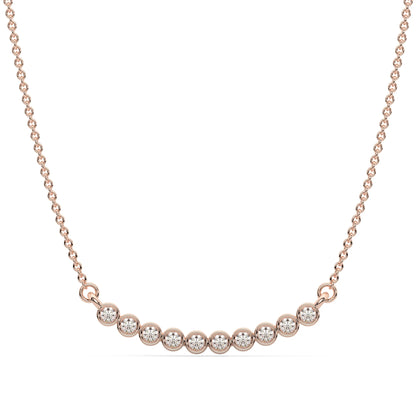 Classic 925 Sterling Silver Diamond Necklace Luxury Fashion Jewelry For Women Wedding Party Gift