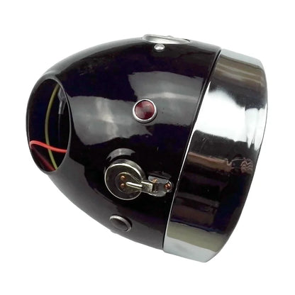 Original Black CJK750 Motorcycle Headlight Ural Moto M72 Headlamp  for CJ-K750 R1 R71 M72 MW750