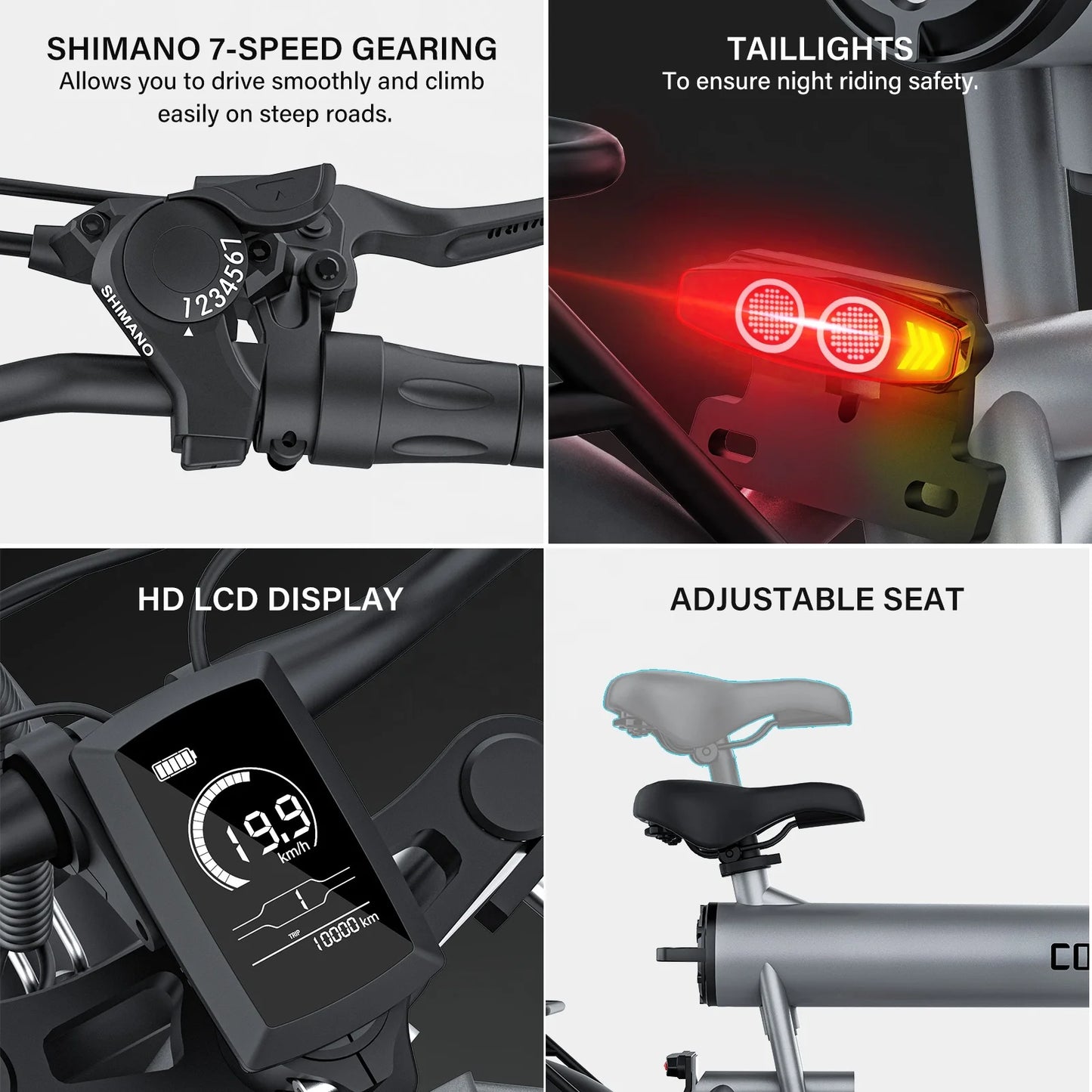 Coswheel T20 Upgraded Version 1500W Ebike Poland Eu Stock Electric Bike Adults for Road Mountain Dirt City Beach Cruiser E Bike