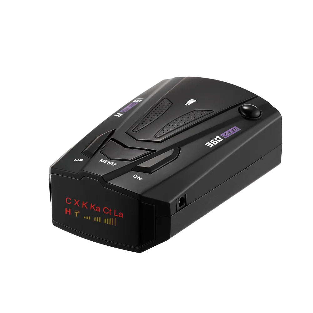 High Quality High Sensitivity Auto Radar Detector 360° Scanning  GPS Speed Limit Alarm for Cars