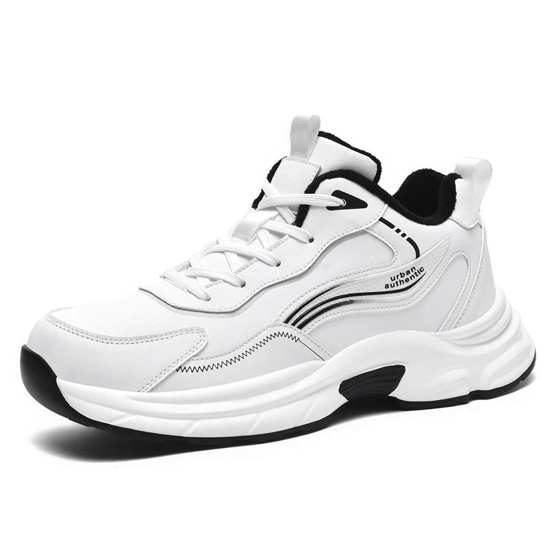 2025 Brand Logo Custom Large Size US 13 14 EU 47 48 Man Sports Sneakers Blank Leather Winter Warm Walking Running Shoes for Men