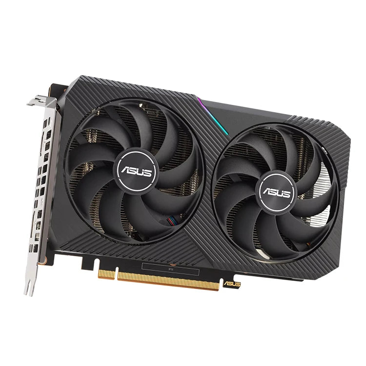 ASUS AMD Dual Radeon RX 6500 XT OC Edition 4G Graphics Card with 64 Bit PCI Express 4.0 4GB GDDR6 Memory Video Card
