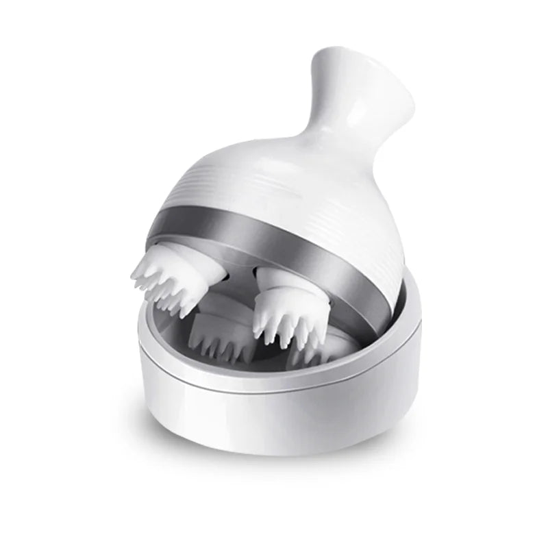 Head Scalp Massager Facial Vibrating Handheld with Timing Control and High Endurance