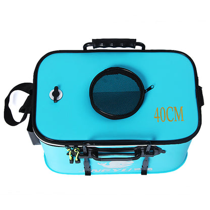 EVA Portable Fishing Bag Folding Thicken Live Fishing Box Tank Bucket Camping Fishing Tackle Fishbox Storage Bag fishing gear
