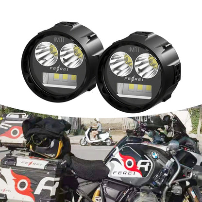 Ferei Front Small Fog Lights LED Para Motos Auxiliary Driving Lights IPX8 Waterproof Compact for 1250GS/1200GS Motorcycle