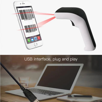 Xkancode 2.4G Cordless QR Code Reader 2D Wireless Barcode Scanner