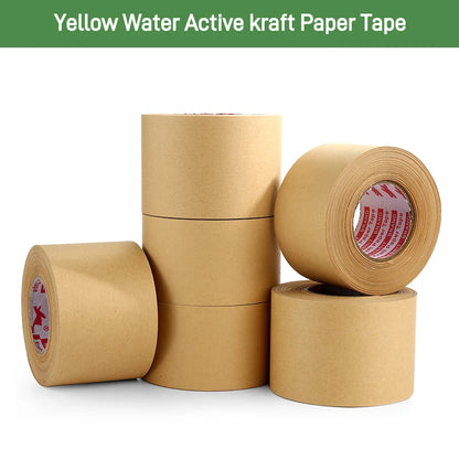 Customized Eco Friendly Degradable Self-adhesive Water Activated Kraft Packing Tape Manufacturer