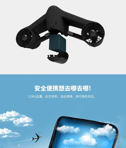 Sinodiving 2024 Electric Underwater Scooter Sea Scooter for Water Sports Beautiful Design Diving Sea Scooter Propeller Booster