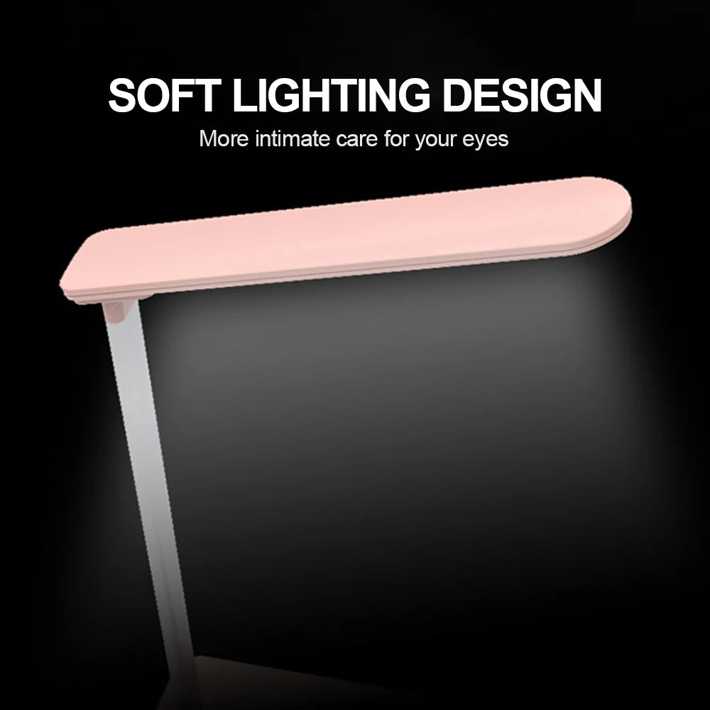 2021 New Style Hot Sell  Foldable  LED Light Touch Adjustment Bedside Light Suitable for All Smartphones Wireless Charge Lamp