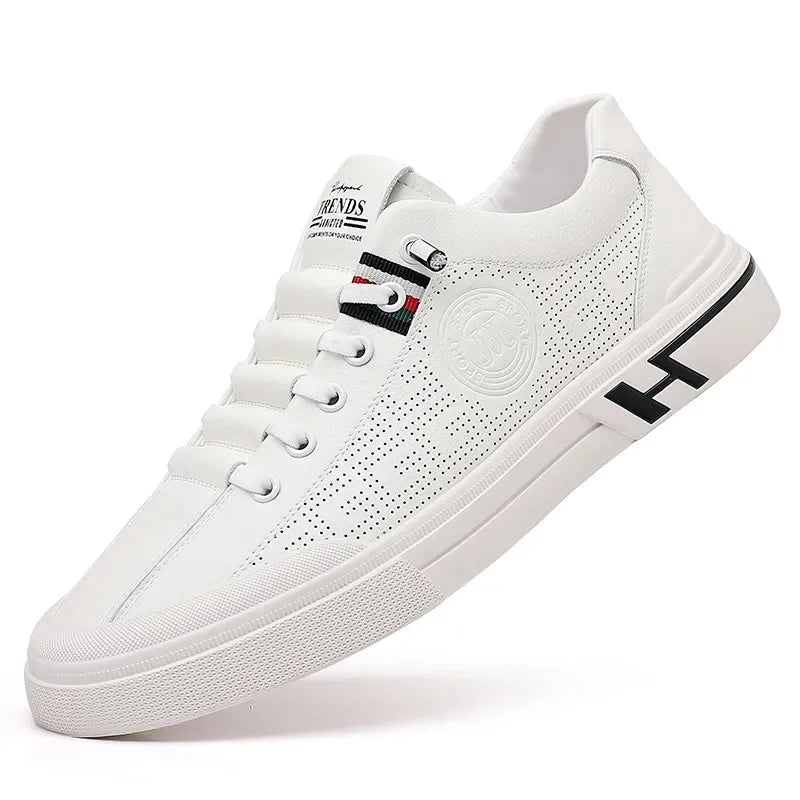 New Arrival Men's Casual Sports Shoes Comfortable Breathable Fashion Design with Genuine Leather Lining PVC Insole Walk Style