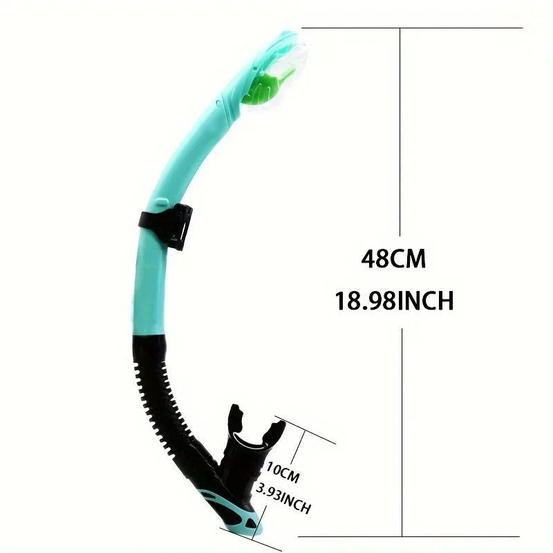 JUNHAIINS Wholesale Snorkel with Dry Breathing Top Valve for Diving Scuba Swimming for Wholesaling Professional Freediving