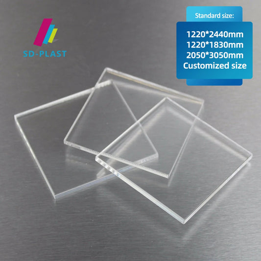 Custom Size & Color Acrylic Sheet | UV Resistant |1mm 2mm 3mm 4mm 5mm Cast PMMA Board for Precise Laser Engraving | 69+ Colors