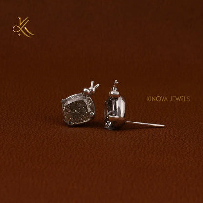 Luxury Gold Stud Earrings for Women 4.5-5.4 TCW Halo Set Diamonds Rhodium/Platinum/Rose Gold/Gold Plated for Wedding Gift