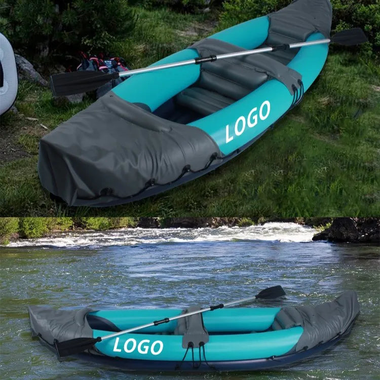 Best Selling Cash Commodity Two Person Waterplay Foldable Durable Explore Travel Portable Inflatable Kayak Boat