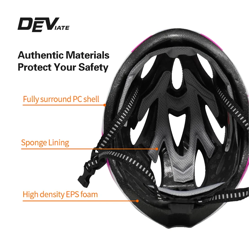 DEVIATE OEM ODM Custom Adjustable Dirt Bike Helmet with 11-15 Air Vents EPS+PC Material for E-Bike & Biking