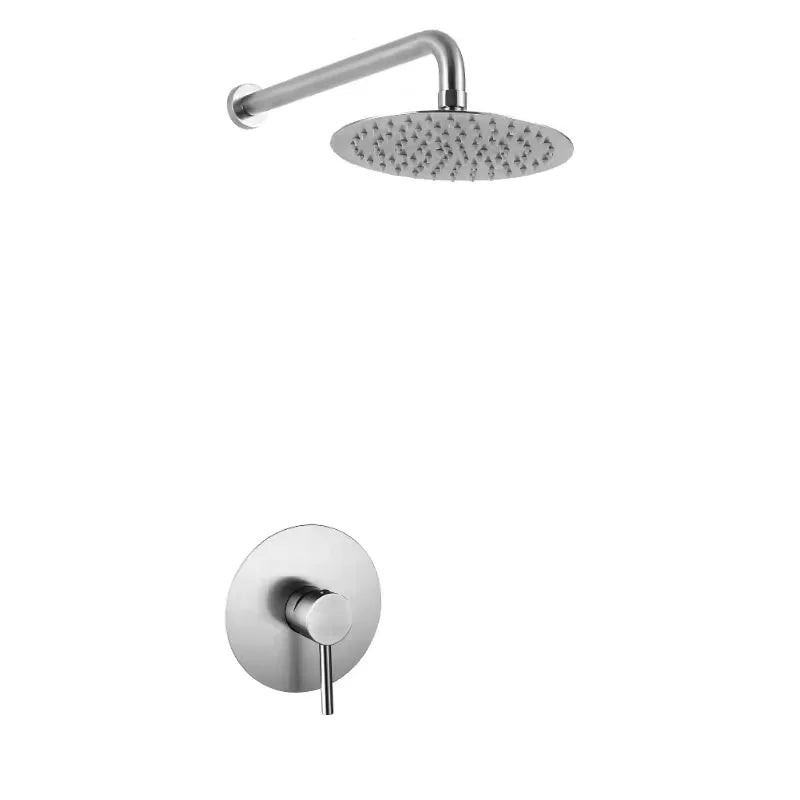 High Quality Hot Sale Concealed Wall Mounted Bathroom Shower Faucet Set Hot & Cold Water Rainfall Shower Mixer