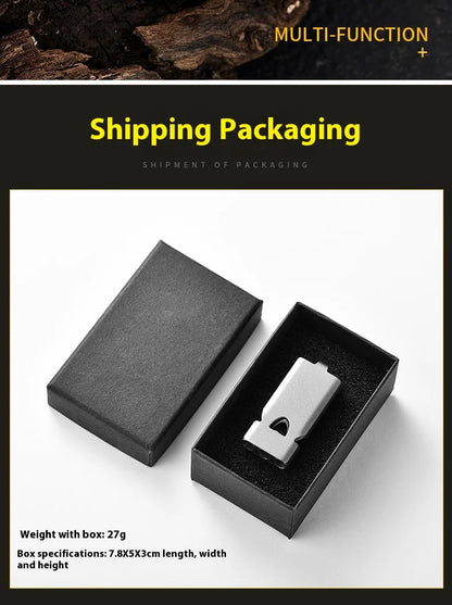 Factory Stock Titanium Alloy Three-Tube Double for Acme Whistle for EDC Tools Portable Outdoor Camping & Survival