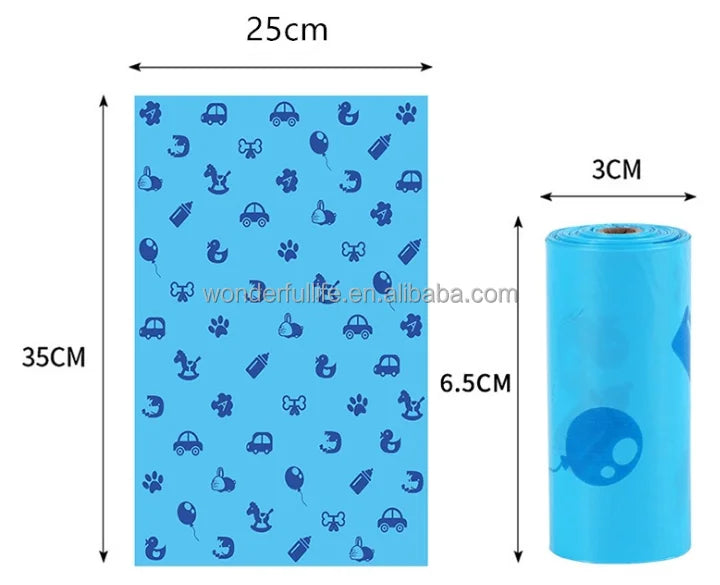 OEM  ODM Pet Poop Bag Eco Corn Starch Poop Bag Dog Poop Bags Biodegradable for Dogs