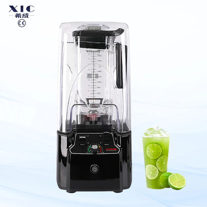 High Speed 2.2L Kitchen Food Heavy  Duty Blender Mixer Industrial Korean Bingsu Machine With Sound Proof Cover