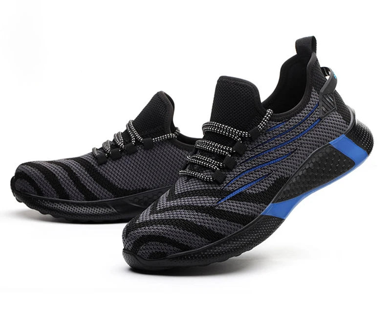 Men Work Safety Shoes Anti-puncture Working Sneakers Male Indestructible Work Shoes Men Boots Lightweight Men Shoes Safety Boots
