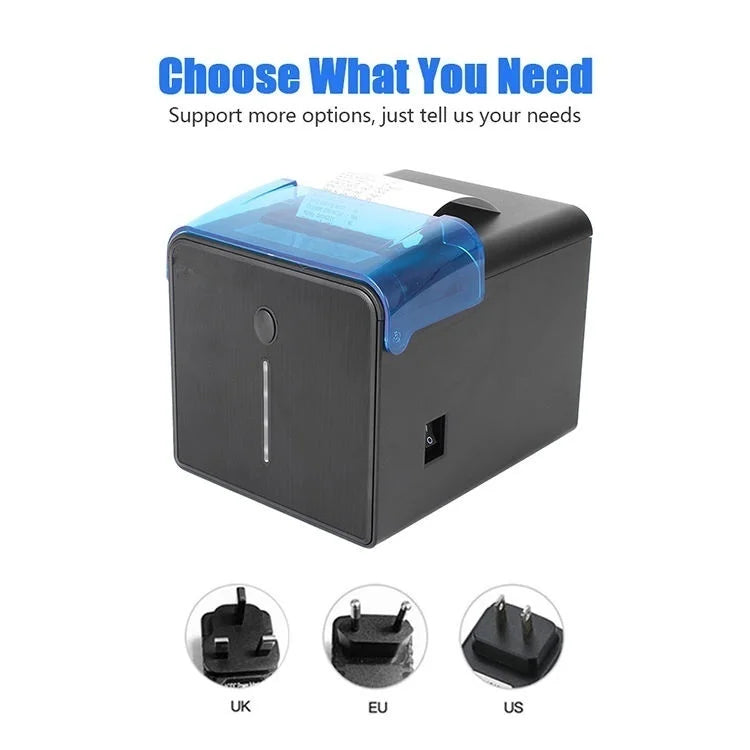 Kitchen Receipt Printer Auto Cutter for USB Ports Thermal Printer 80mm POS 203DPI 1-Year Warranty in Stock SDK