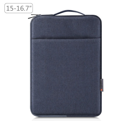 HAWEEL 15-16.7 Inch Laptop Sleeve Case Multi-Function Nylon Storage Briefcase Bag with Zipper Handle Elegant Handbag Design
