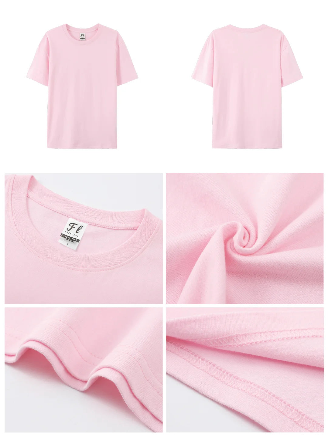USA Stock High Quality 160g 100% Cotton Factory Price Manufacturer Custom Logo Printing T-Shirt Plain Unisex Women Men Tshirt