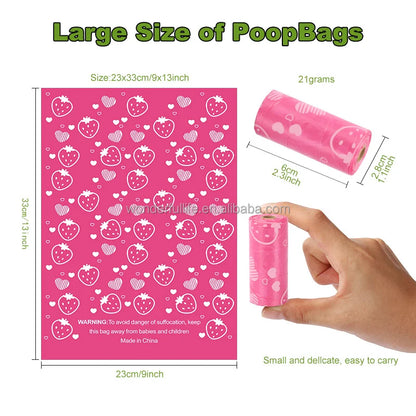 OEM  ODM Pet Poop Bag Eco Corn Starch Poop Bag Dog Poop Bags Biodegradable for Dogs