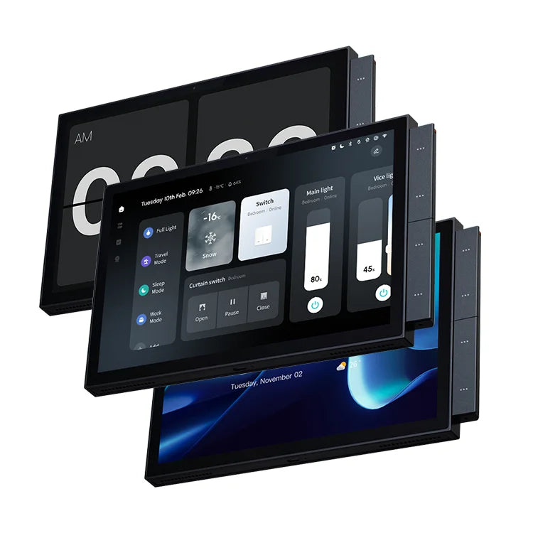 TUOAN Tuya Smart 10 Inch Touch Screen Control Panel Smart Home System  Wifi Zigbee Blue Tooth Gateway Built-in Alexa