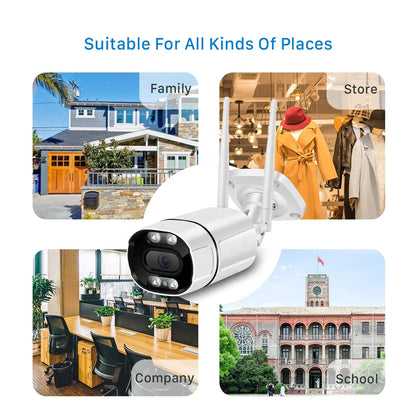 BESDER Super HD 5MP Outdoor CCTV IP Home Surveillance Camera Wireless IP66 Waterproof Metal Body Wifi IP Security Camera