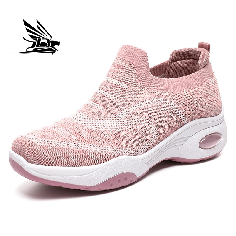 Women's Casual Sneakers Comfortable Breathable Boat Shoes Flats Disposable Zapatos De Mujer