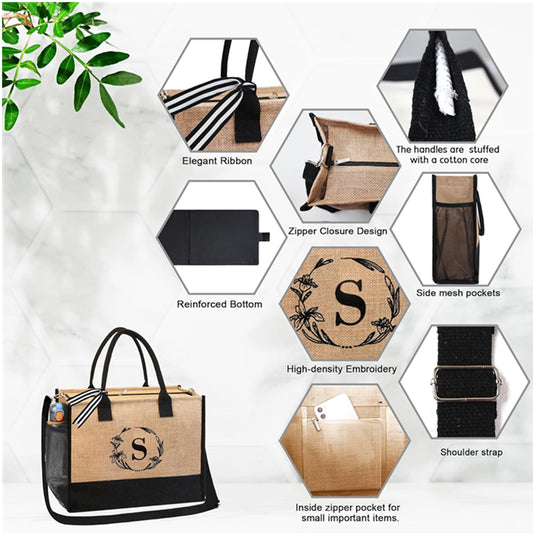 Wholesale Natural Eco Friendly Reusable Inner Lamination Laminated Linen Hessian Beach Grocery Shopping Jute Burlap Tote Bag by PDG ibma