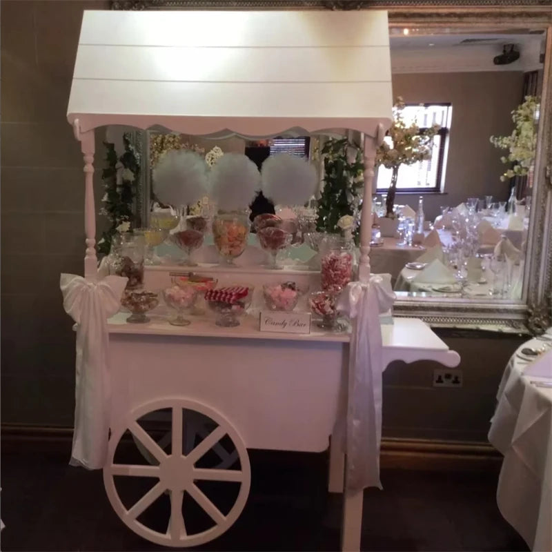 Wholesale Advertising Candy Retail Rack Rotating Cake Display Box Cart clear Acrylic Equipments Stand  Acrylic Candy Box