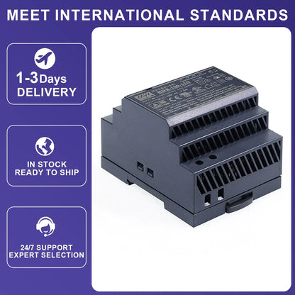 Mean Well HDR-100-12N 100W 12V Single Output DIN Rail Switching Power Supply for Industrial Automation and Control Systems