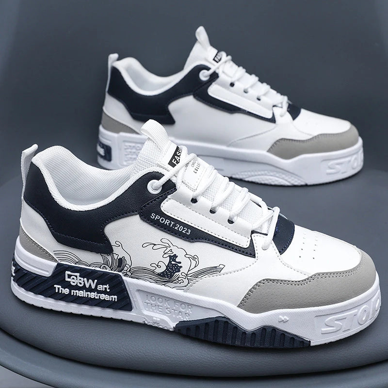 Y 39-44 the New Men's Fashionable Casual Sneakers Trend Thicksole Heightened Everyday Versatile Men's Shoes