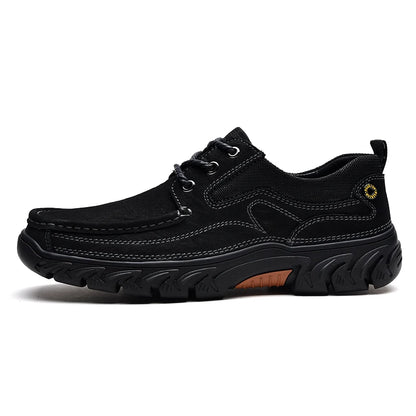 2025 Genuine Leather Sports Shoes Comfortable Fashion Lace up Men Outdoor Sports Sneakers Shoes
