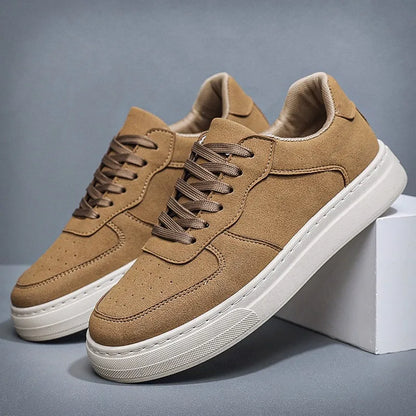 New Breathable Little White Shoes Men's Trend Everything Inside Heightener Sports Shoes Casual Running Daddy Shoes