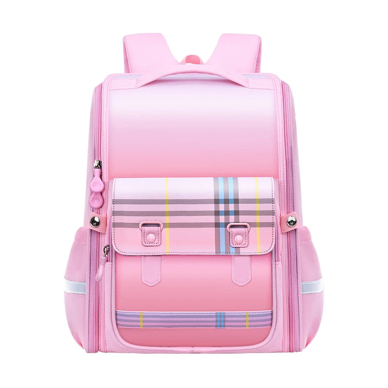 Waterproof Polyester Ultra-Light 20-36L Large Capacity with Air Cushion Belt Soft Handle England Style School Backpack