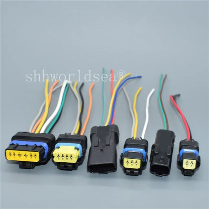 1PCS 2 3 4 5 6 Pin female automotive waterproof wire harness connector Electrical Plug for Peugeot Renault Citroen