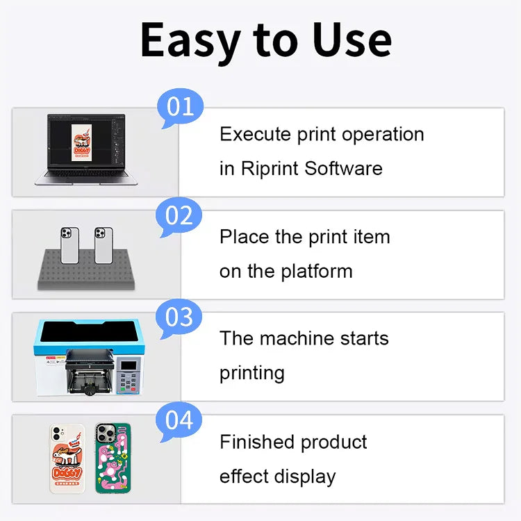 AB Uv DTF Film Cold Transfer Printing Machine A4 Small Digital Inkjet Uv DTF Smart a B 3D Sticker Can Printer for Sale