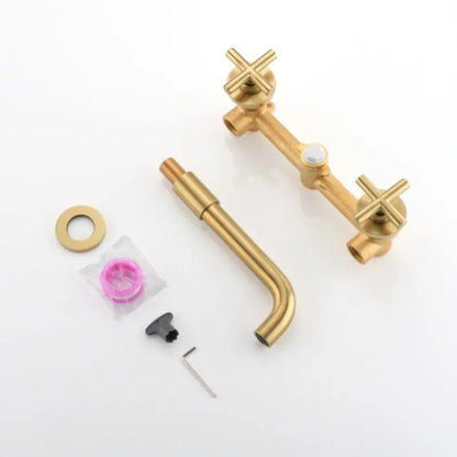 Modern Luxury Waterfall Bathroom Faucet Good Selling Robinet Salle De Bain Mixte Wall Mounted Brass Wash Faucet
