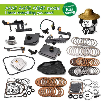 Hot New A6MF1 A6MF2 Driveline Piston Kit for Hyundai Kia Gear Boxes Piston Overhaul Kit Vehicle Parts Accessories