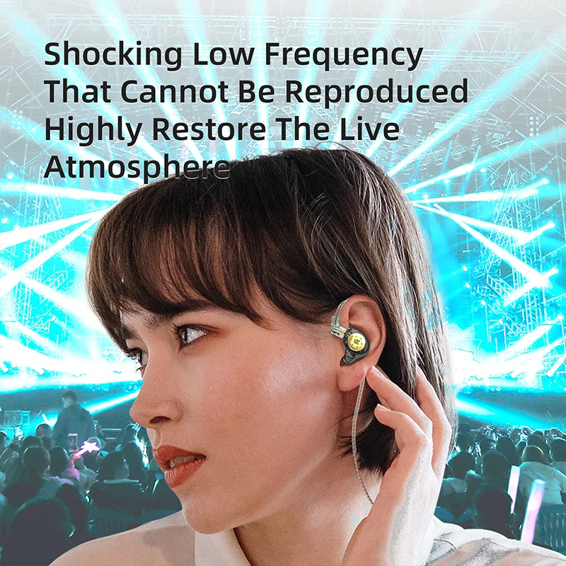 KZ EDX PRO 1DD In-Ear Wired Headphones HIFI Monitor Music Earplugs Stage Mobile Phone 3.5MM DJ Headphones Stereo