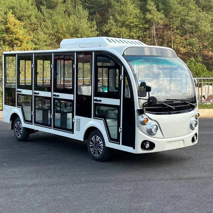 Hot Sell 11 Seat Green Efficient Tourism Electric Tourist Sightseeing Car