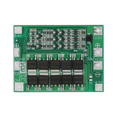 4S 60A Li-ion Lithium Battery Charger Protection Board 18650 BMS for Drill Motor 11.1V 12.6V/14.8V 16.8V Enhance/Balance