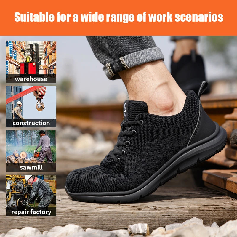 GUYISA  Popular New Trend Brand Factory Directly Supplies Waterproof Non-slip SRC Safety Sports Shoes