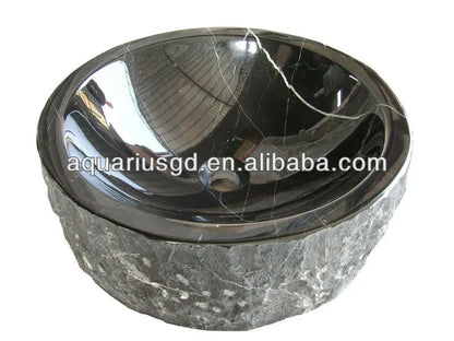 Hot Sale Modern Vessel Water-drop Shape Natural Stone Basin Bathroom Natural Stone Basin Bathroom Eco-Friendly Marble Sink