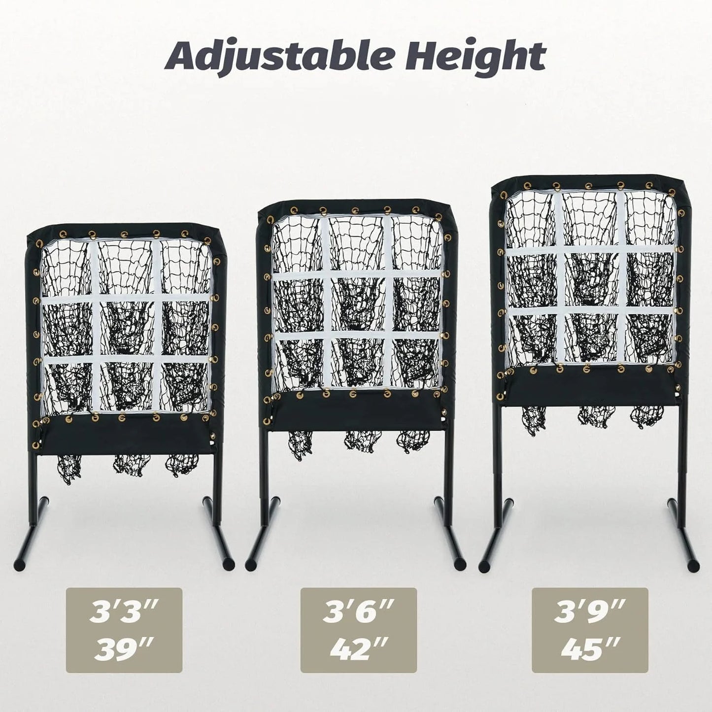 China Manufactured 9-Pocket Baseball Pitching Net for Practice Training Equipment