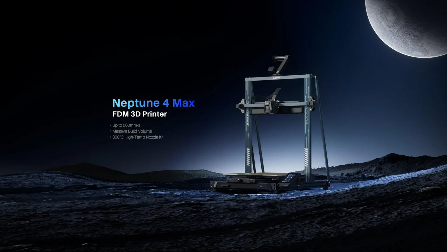 Neptune 4 Max 500mm/s Massive Print Size FDM 3D Printer